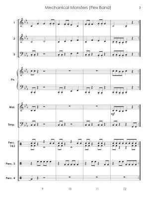 Mechanical Monsters - Standridge - Concert Band (Flex-Band) - Gr. 0.5