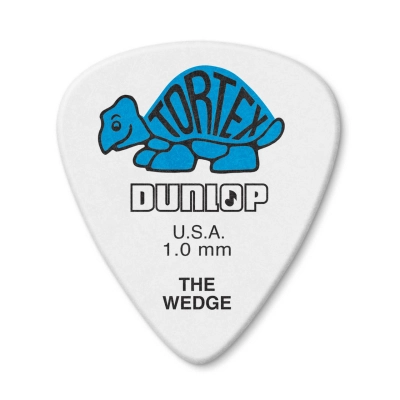 Dunlop - Tortex Wedge Players Pack. (12 Pack) - 1.0mm