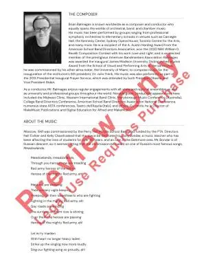 Moscow, 1941 - Balmages - Concert Band (Flex-Band) - Gr. 3