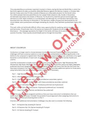 Moscow, 1941 - Balmages - Concert Band (Flex-Band) - Gr. 3