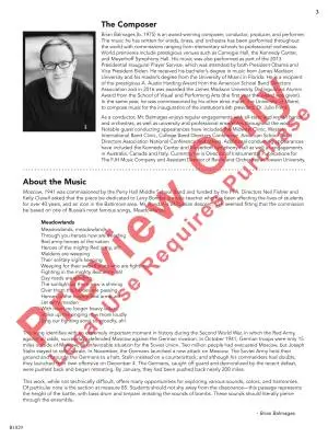 Moscow, 1941 - Balmages - Concert Band (Flex-Band) - Gr. 2