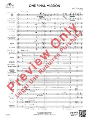 One Final Mission - Sims - Concert Band (Flex-Band) - Gr. 2