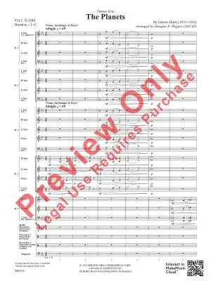 The Planets - Holst/Wagner - Concert Band (Flex-Band) - Gr. 2