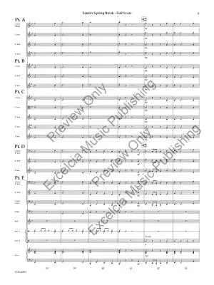 Santa\'s Spring Break - Clark - Concert Band (Flex-Band) - Gr. 1