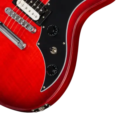 Victory Figured Top Electric Guitar with Hardshell Case - Cherry Burst