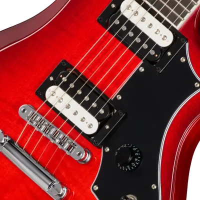 Victory Figured Top Electric Guitar with Hardshell Case - Cherry Burst