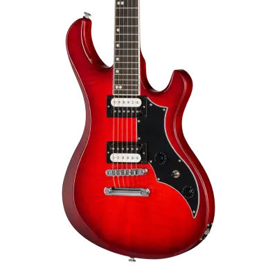 Victory Figured Top Electric Guitar with Hardshell Case - Cherry Burst