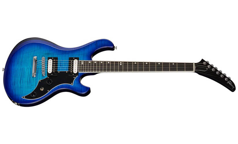 Victory Figured Top Electric Guitar with Hardshell Case - Cobalt Burst
