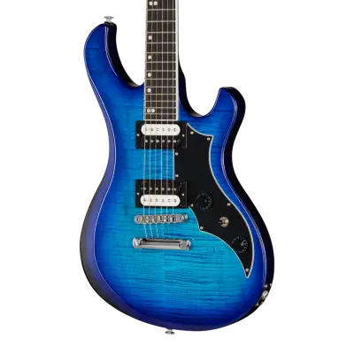 Victory Figured Top Electric Guitar with Hardshell Case - Cobalt Burst