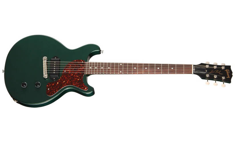 Les Paul Junior Double Cut Electric Guitar with Hardshell Case - British Racing Green