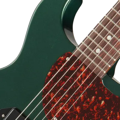 Les Paul Junior Double Cut Electric Guitar with Hardshell Case - British Racing Green