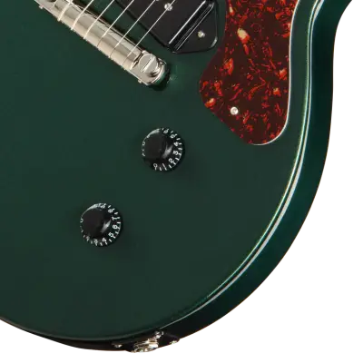 Les Paul Junior Double Cut Electric Guitar with Hardshell Case - British Racing Green