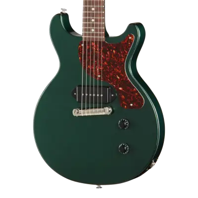 Les Paul Junior Double Cut Electric Guitar with Hardshell Case - British Racing Green