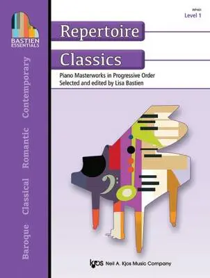 Neil A. Kjos Music Co - Bastien Essentials: Repertoire Classics, Level 1 - Bastien - Piano - Book