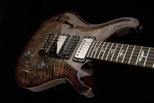 Special Semi-Hollow Mango Top Limited Edition Electric Guitar with Case - Charcoal Purple Burst