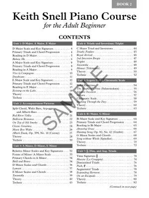 Keith Snell Piano Course for the Adult Beginner, Book 2