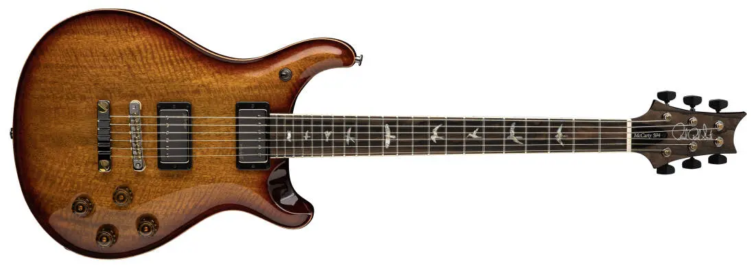 McCarty 594 Mango Top Limited Edition Electric Guitar with Case - Solarflare