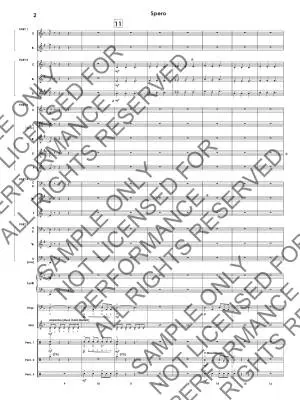 Spero (Song of Hope) - Standridge - Concert Band (Flex-Band) - Gr. 2