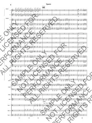 Spero (Song of Hope) - Standridge - Concert Band (Flex-Band) - Gr. 2