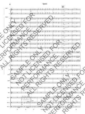 Spero (Song of Hope) - Standridge - Concert Band (Flex-Band) - Gr. 2