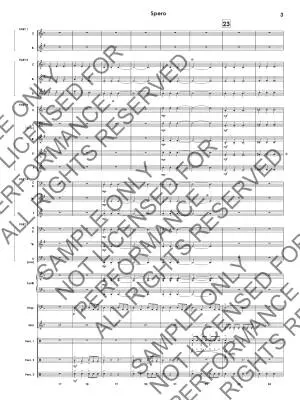 Spero (Song of Hope) - Standridge - Concert Band (Flex-Band) - Gr. 2