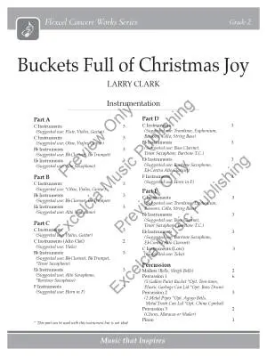 Buckets Full of Christmas Joy - Clark - Concert Band (Flex-Band) - Gr. 2