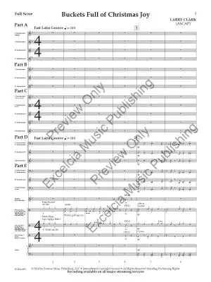 Buckets Full of Christmas Joy - Clark - Concert Band (Flex-Band) - Gr. 2