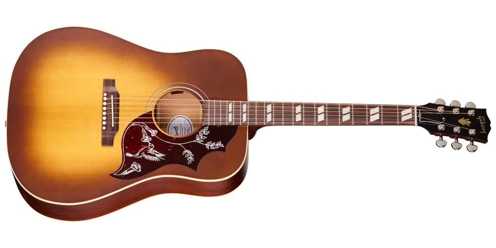 Hummingbird Special Acoustic/Electric Guitar with Softshell Case - Satin Honey Burst