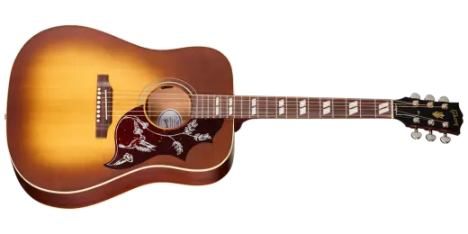 Gibson - Hummingbird Special Acoustic/Electric Guitar with Softshell Case - Satin Honey Burst