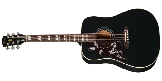 Gibson - Hummingbird Special Acoustic/Electric Guitar with Softshell Case - Satin Ebony (Left Handed)