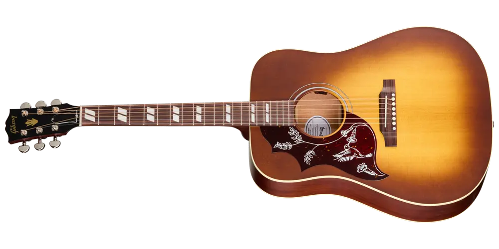 Hummingbird Special Acoustic/Electric Guitar with Softshell Case - Satin Honey Burst (Left Handed)