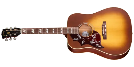 Gibson - Hummingbird Special Acoustic/Electric Guitar with Softshell Case - Satin Honey Burst (Left Handed)