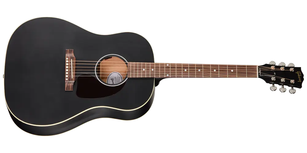 J-45 Special Acoustic/Electric Guitar with Softshell Case - Satin Ebony
