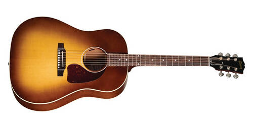 J-45 Special Acoustic/Electric Guitar with Softshell Case - Satin Honey Burst
