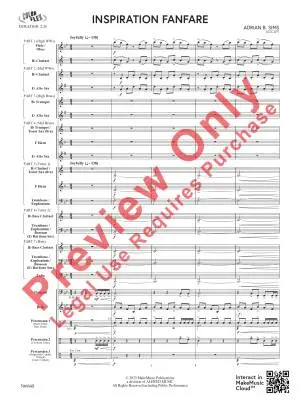 Inspiration Fanfare - Sims - Concert Band (Flex-Band) - Gr. 2