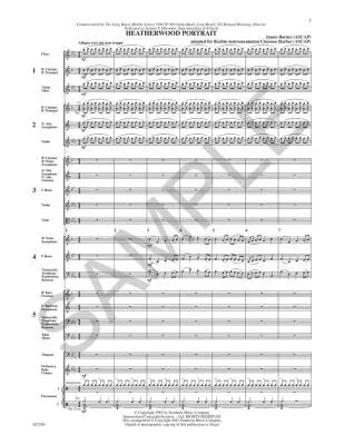 Heatherwood Portrait - Barnes/Barber - Concert Band (Flex-Band) - Gr. 3