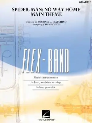 Hal Leonard - Spider-Man: No Way Home - Giacchino/Vinson - Concert Band (Flex-Band) - Gr. 2