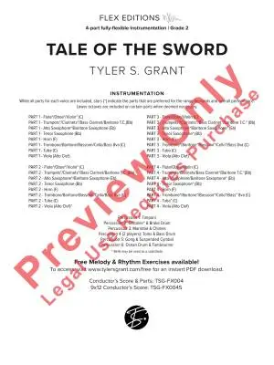 Tale of the Sword - Grant - Concert Band (Flex-Band) - Gr. 2