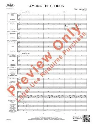 Among the Clouds - Balmages - Concert Band (Flex-Band) - Gr. 3