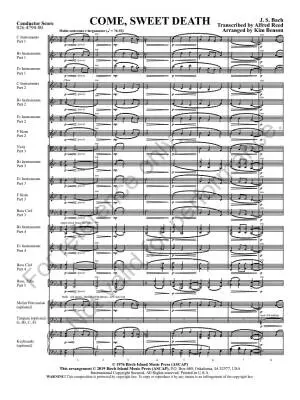 Come, Sweet Death - Bach/Reed/Benson - Concert Band (Flex-Band) - Gr. 3