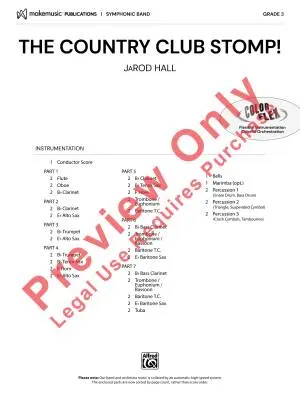 The Country Club Stomp! - Hall - Concert Band (Flex-Band) - Gr. 3