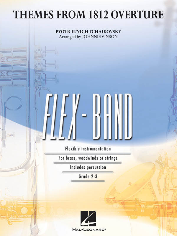 Themes from 1812 Overture - Tchaikovsky/Vinson - Concert Band (Flex-Band) - Gr. 2.5
