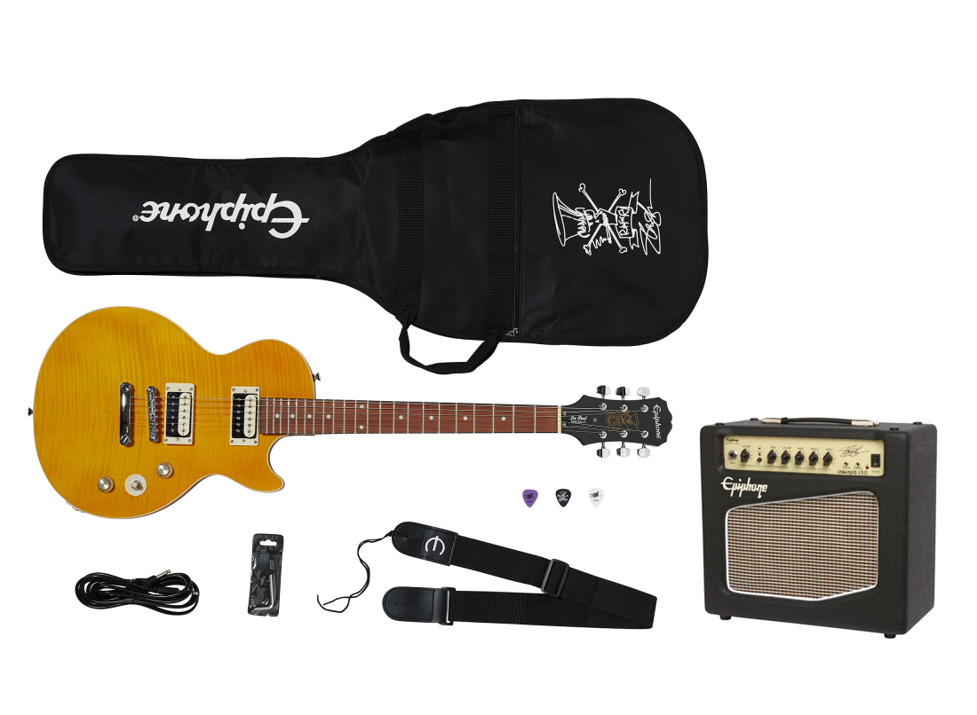 Slash Appetite Les Paul Special II Performance Pack with Amp - Appetite Amber