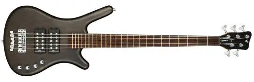 Warwick - RockBass Corvette $$ 5-String Bass Guitar with Gig Bag - Nirvana Black Transparent Satin