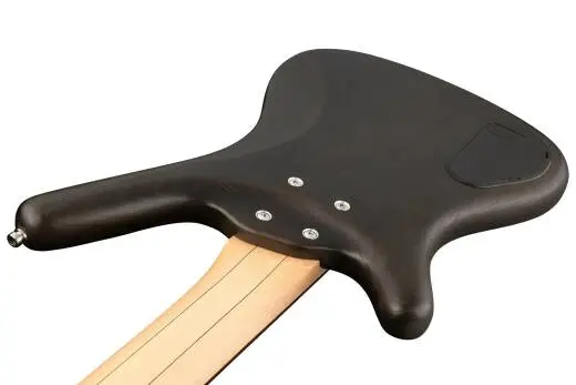 RockBass Corvette $$ 5-String Bass Guitar with Gig Bag - Nirvana Black Transparent Satin