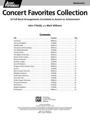 Accent on Performance: Concert Favorites Collection - Baritone BC - Book