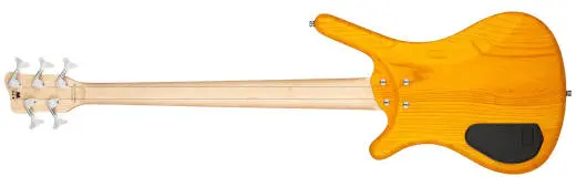 RockBass Corvette $$ 5-String Bass Guitar with Gig Bag - Honey Violin Transparent Satin