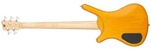 RockBass Corvette $$ 5-String Bass Guitar with Gig Bag - Honey Violin Transparent Satin