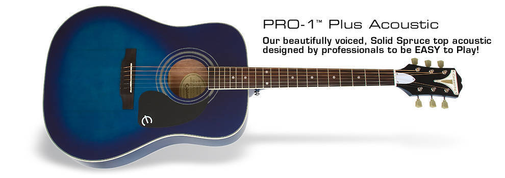 Pro-1 Plus Acoustic - Trans Blue