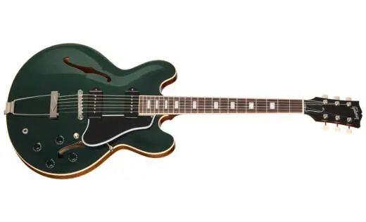 Gibson - ES-330 Electric Guitar with Hardshell Case - British Racing Green